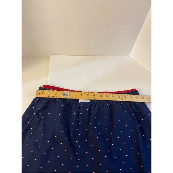 Tommy Hilfiger 2 boxers Xl flags blue red lot rn#36543 - Picture 1 of 4